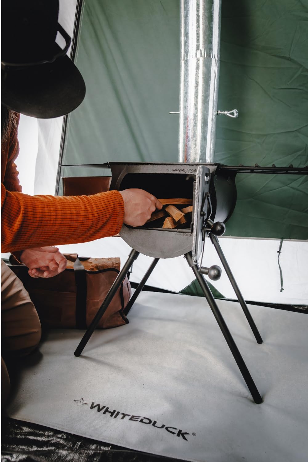 Heavy-Duty Outdoor Wood Burning Tent Stove