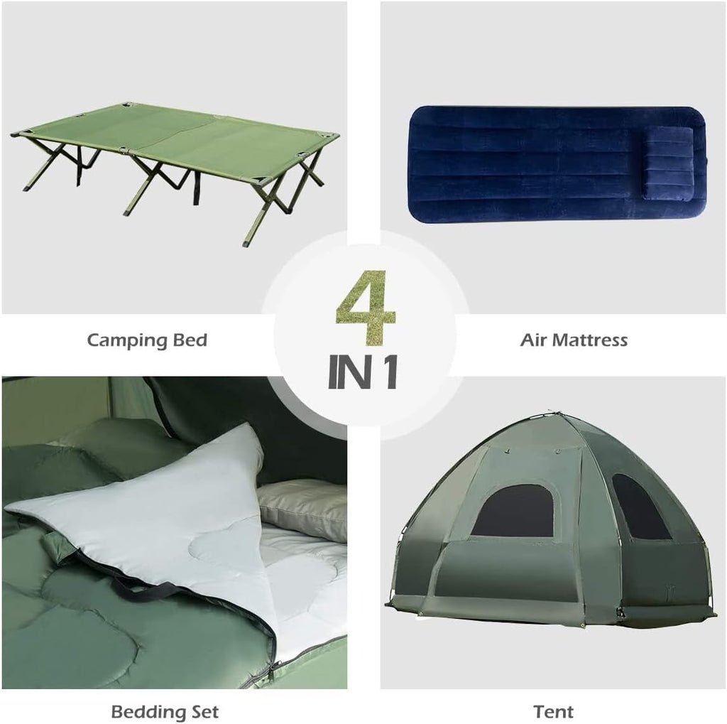 From Tent to Bed – All-in-One Comfort Solution