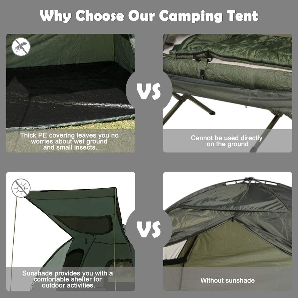 From Tent to Bed – All-in-One Comfort Solution