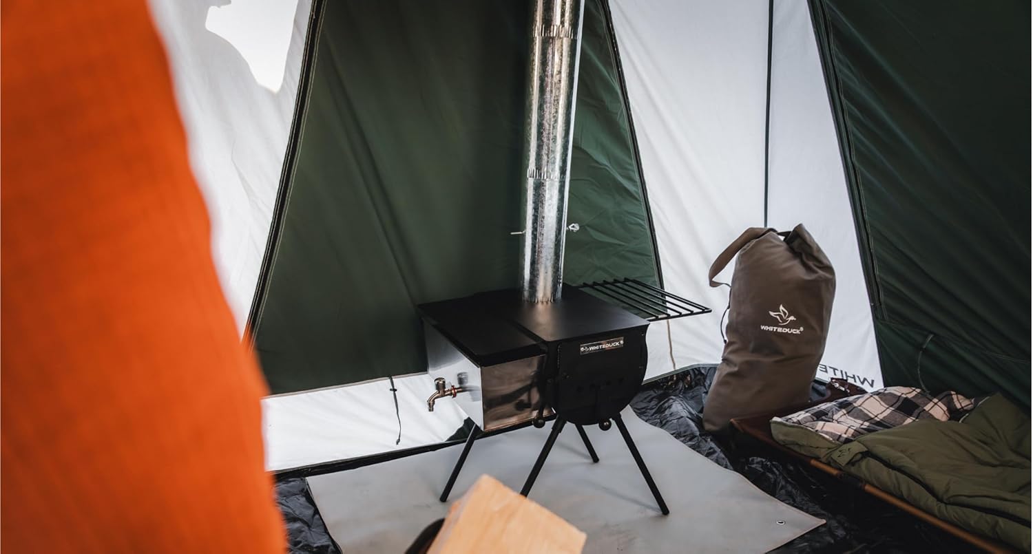 Heavy-Duty Outdoor Wood Burning Tent Stove