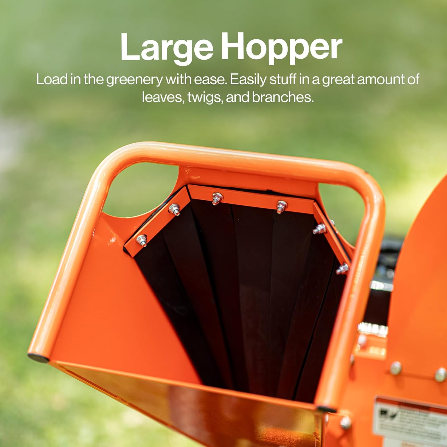 Mini Electric Wood Chipper & Shredder – Efficient Garden Waste Crusher