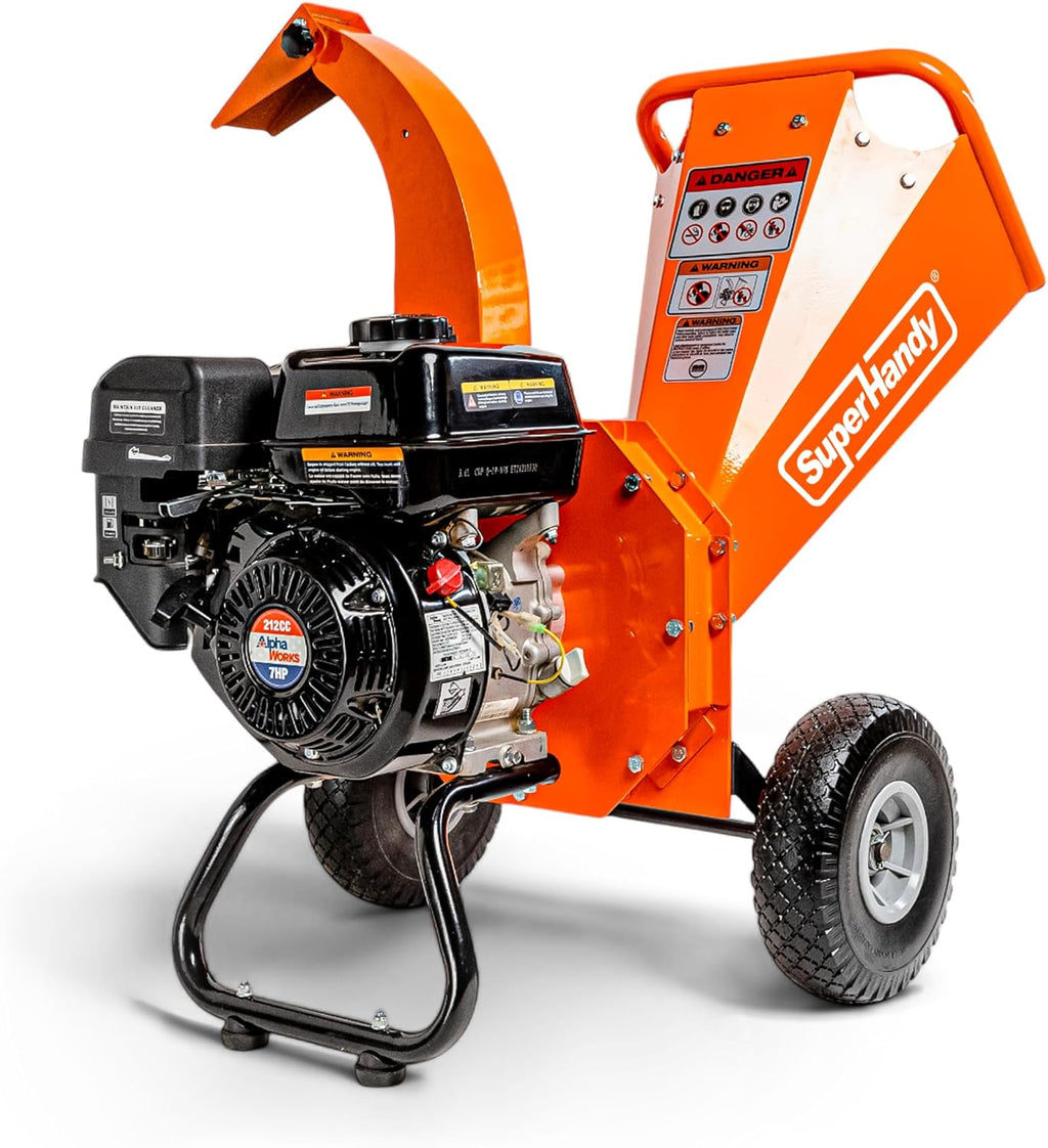 Mini Electric Wood Chipper & Shredder – Efficient Garden Waste Crusher