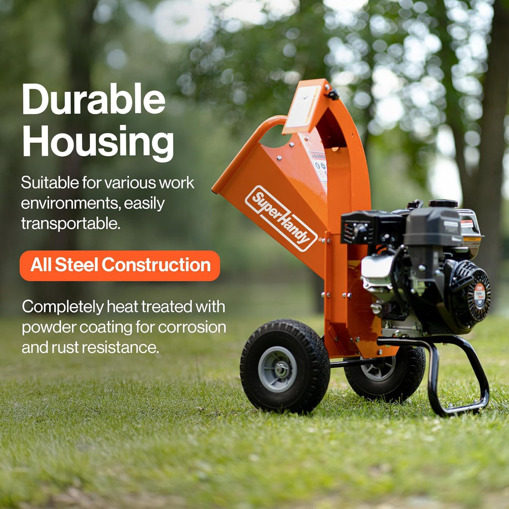 Mini Electric Wood Chipper & Shredder – Efficient Garden Waste Crusher