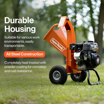 Mini Electric Wood Chipper & Shredder – Efficient Garden Waste Crusher