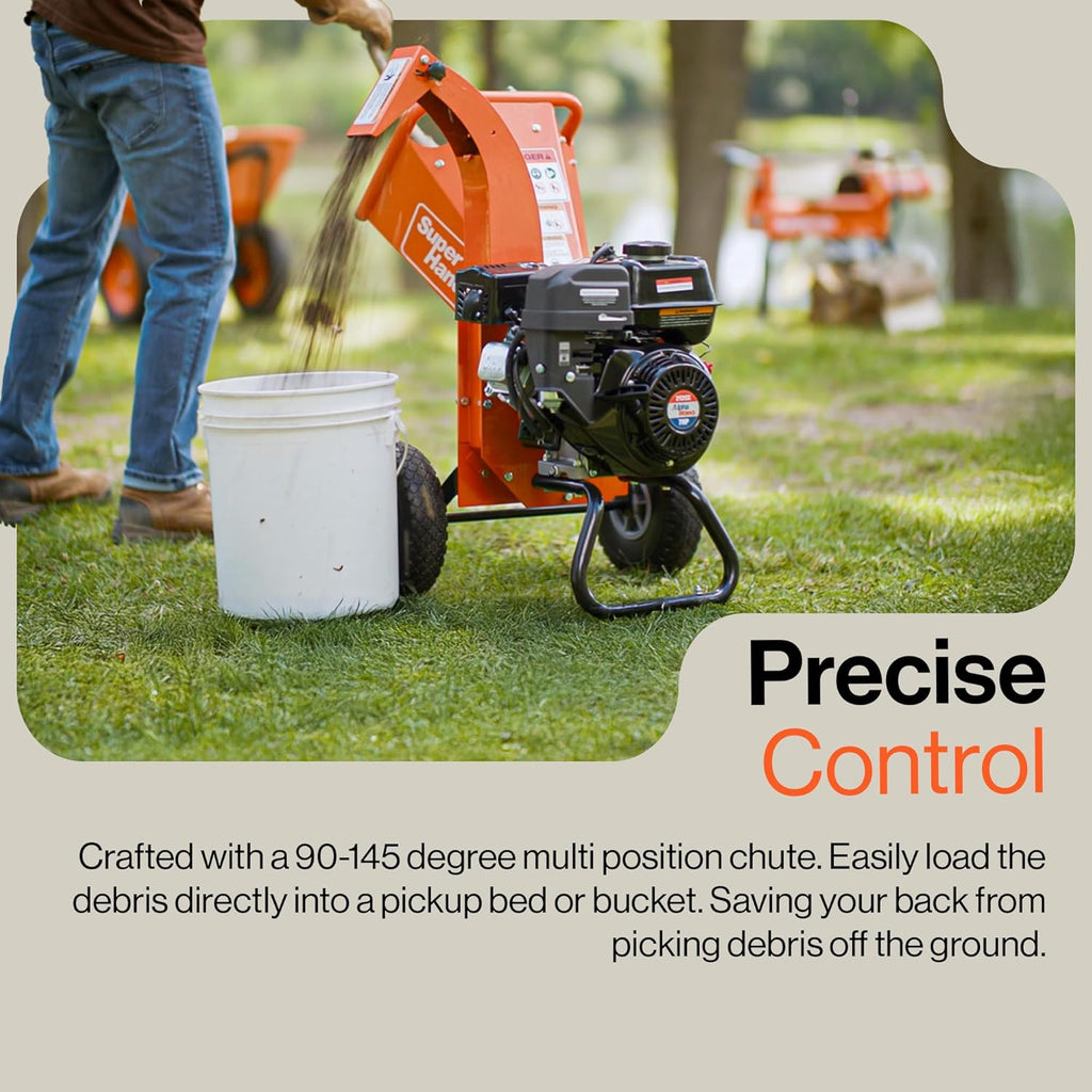 Mini Electric Wood Chipper & Shredder – Efficient Garden Waste Crusher
