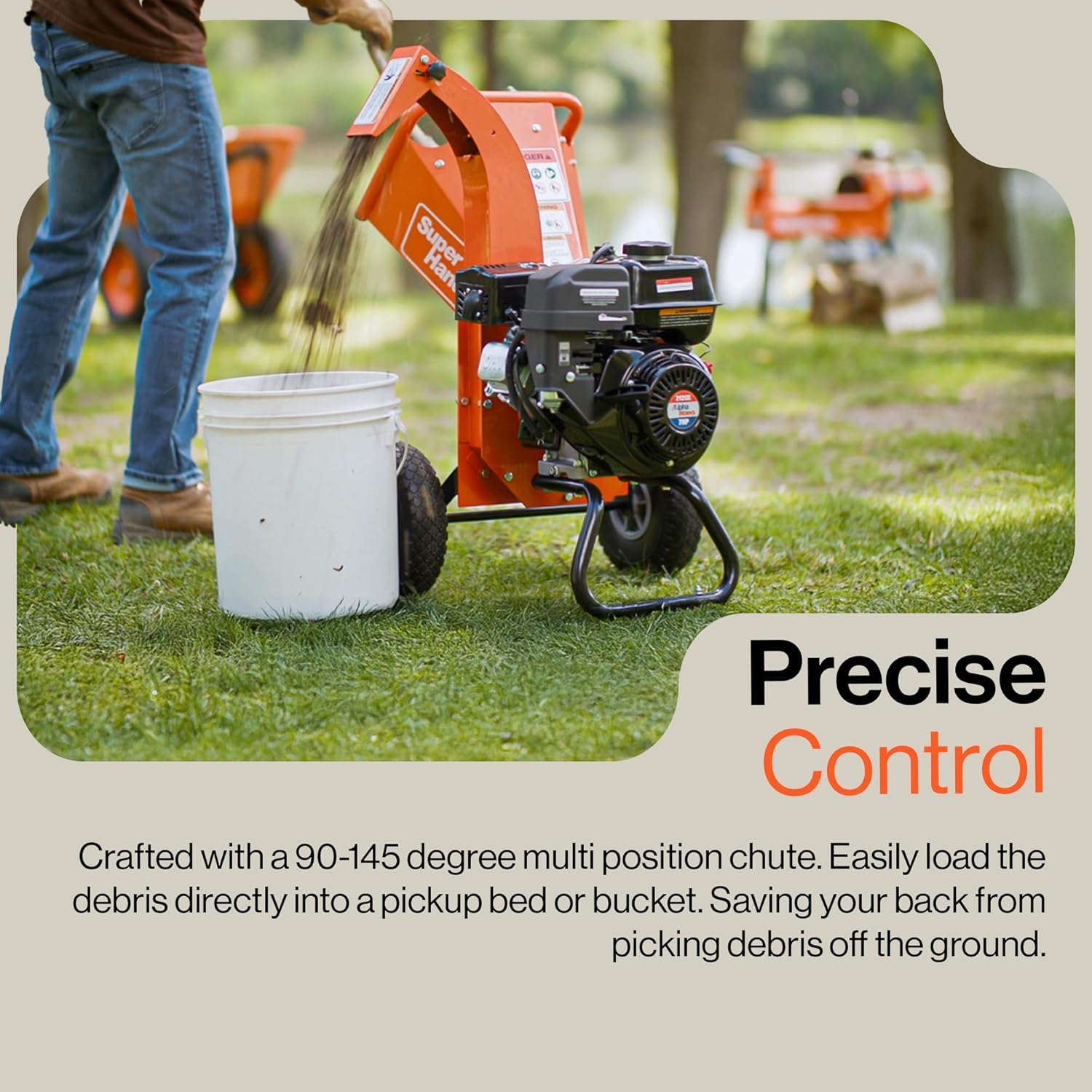 Mini Electric Wood Chipper & Shredder – Efficient Garden Waste Crusher