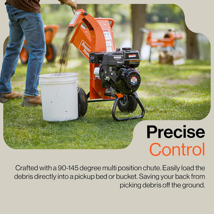 Mini Electric Wood Chipper & Shredder – Efficient Garden Waste Crusher