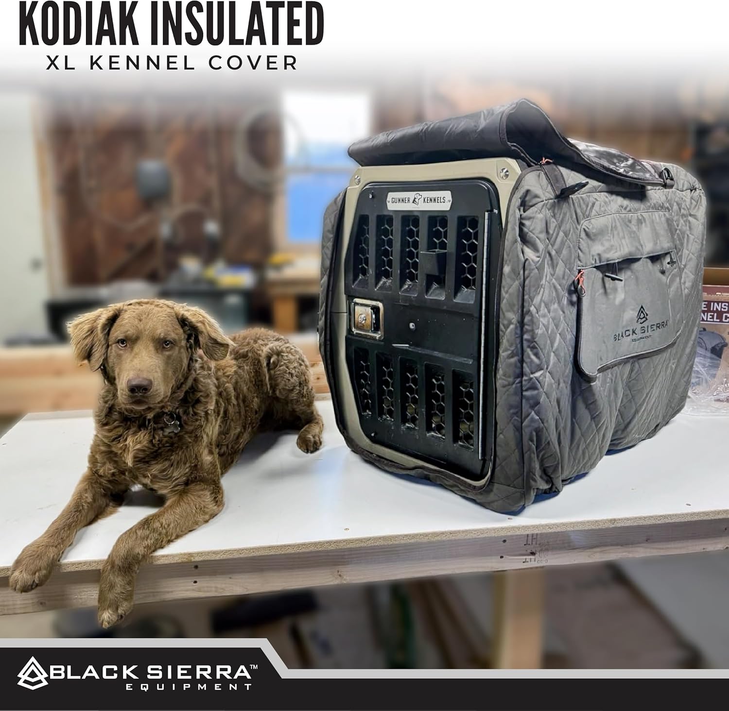 All-Weather Insulated Dog Kennel Cover