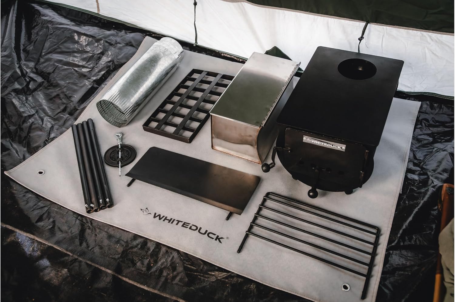 Heavy-Duty Outdoor Wood Burning Tent Stove