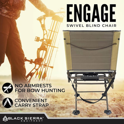 Portable Folding Outdoor Chair with Side Table & Storage Pocket