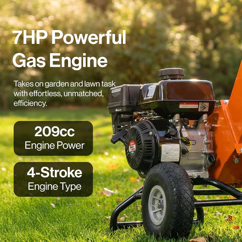 Heavy-Duty Electric Garden Shredder – Safe & Efficient Branch & Yard Waste Chopper