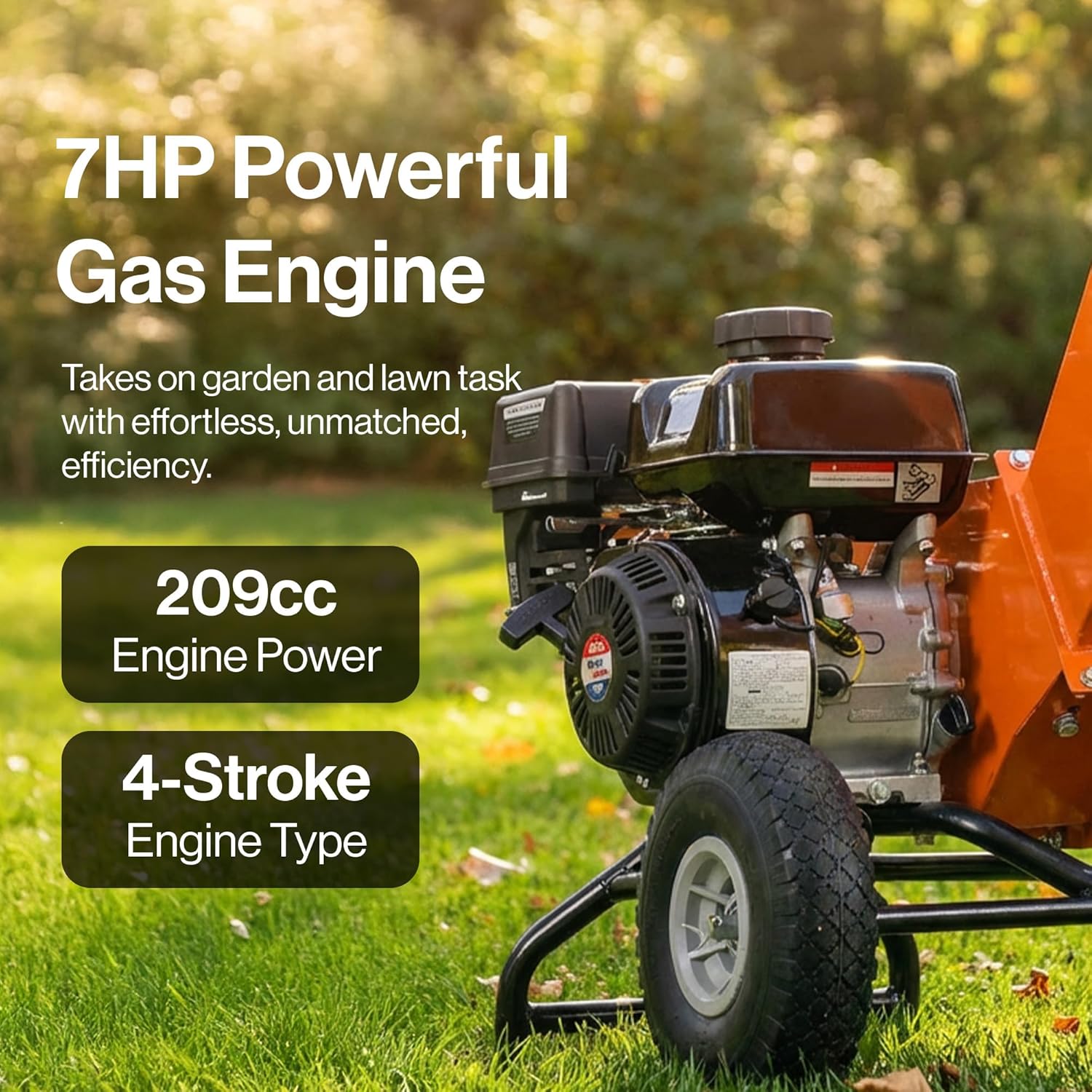 Heavy-Duty Electric Garden Shredder – Safe & Efficient Branch & Yard Waste Chopper
