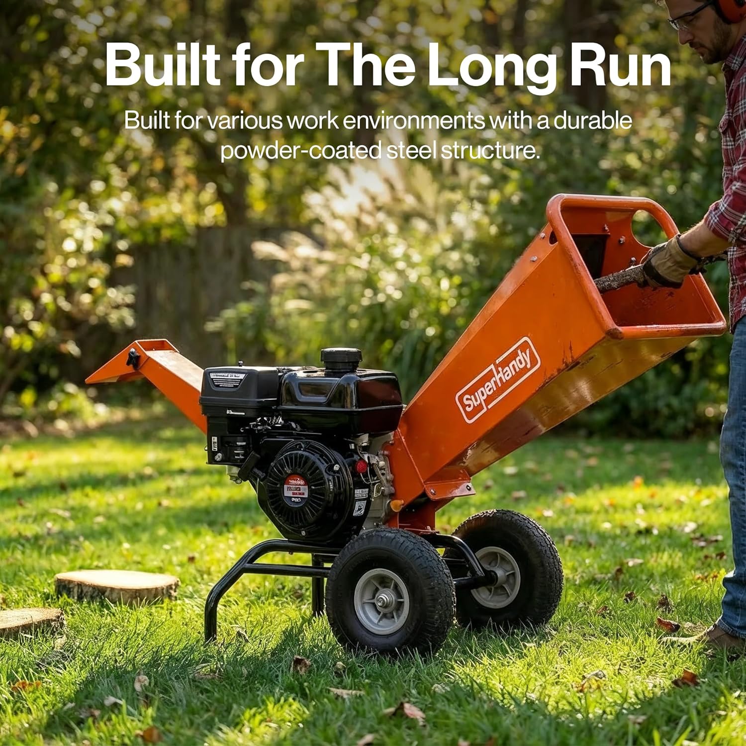Heavy-Duty Electric Garden Shredder – Safe & Efficient Branch & Yard Waste Chopper