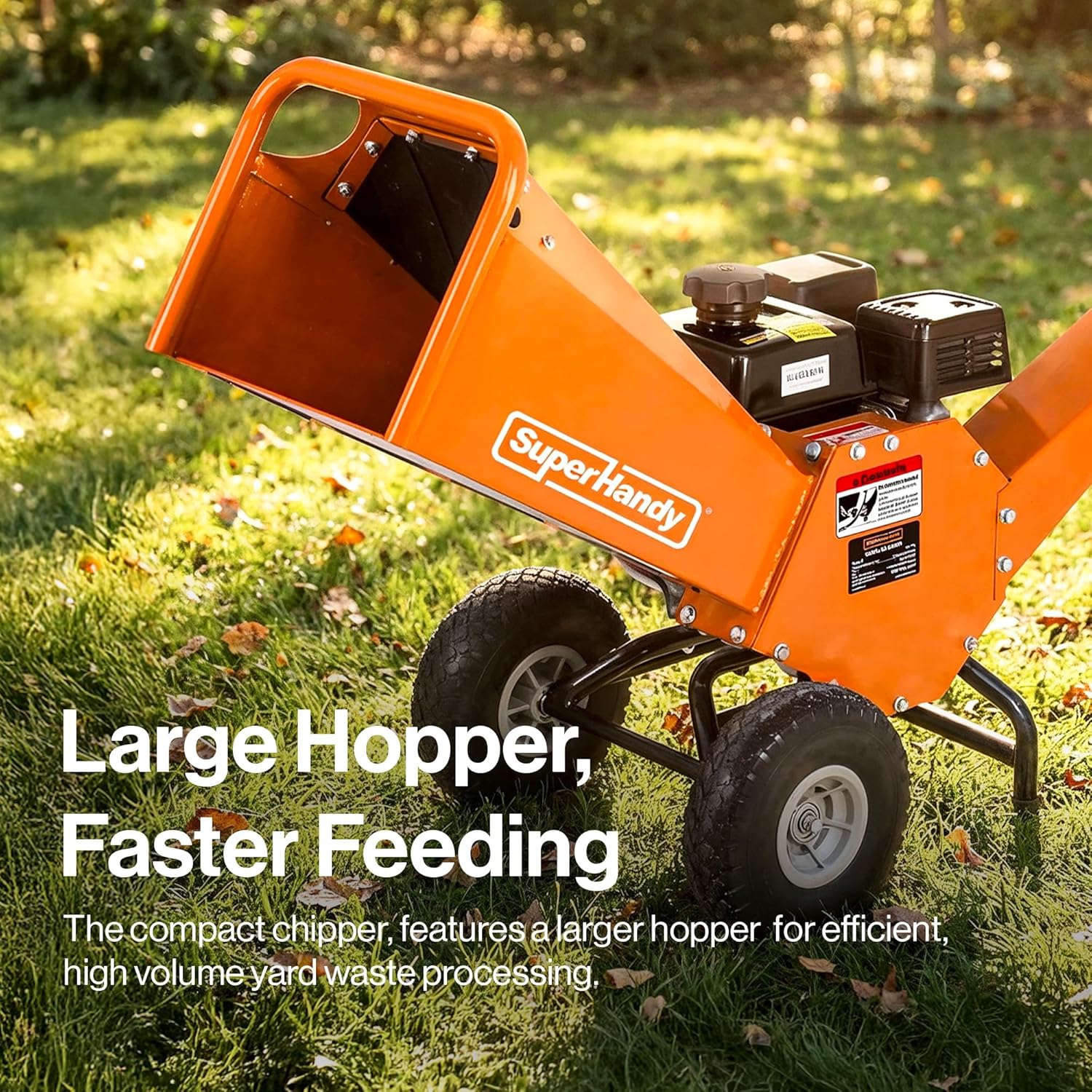 Heavy-Duty Electric Garden Shredder – Safe & Efficient Branch & Yard Waste Chopper